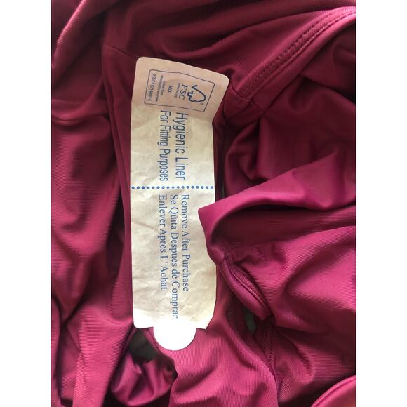 NEW Andie The Caicos Top Hipster Bottom Set 2 Plum Medium Womens - Picture 12 of 15